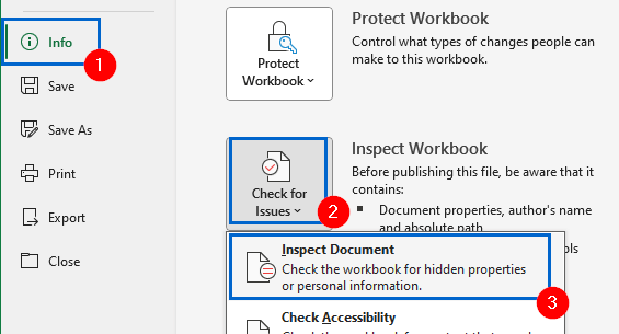 Check for External Links Using Document Inspectorv