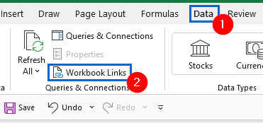 Find Broken Links Using the Workbook Link Feature