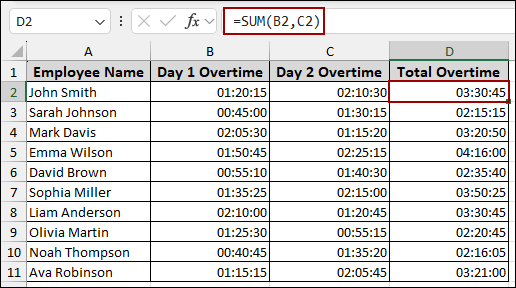 Applying Excel Functions