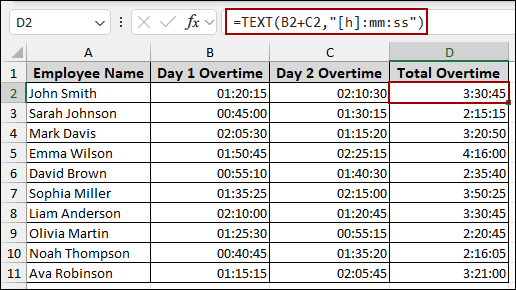 Applying Excel Functions
