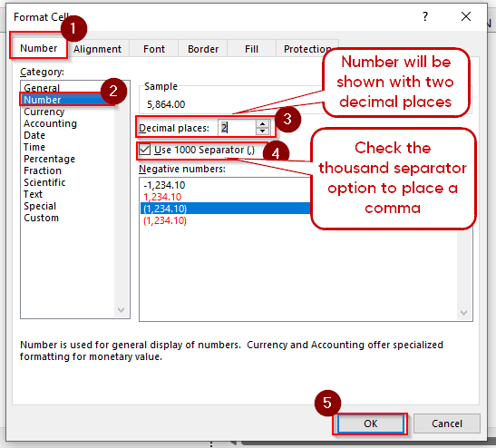 Changing to Standard US Comma Style