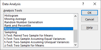 how to do multiple linear regression in excel with Data Analysis ToolPak