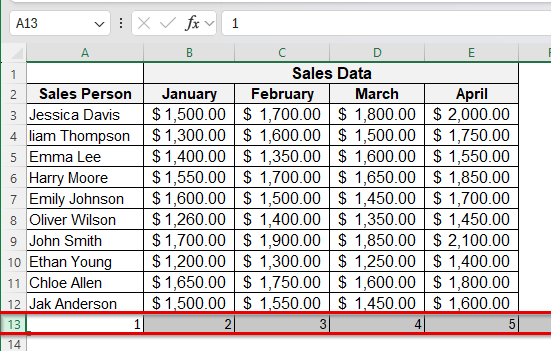Flip Data Using Sort with a Helper Row