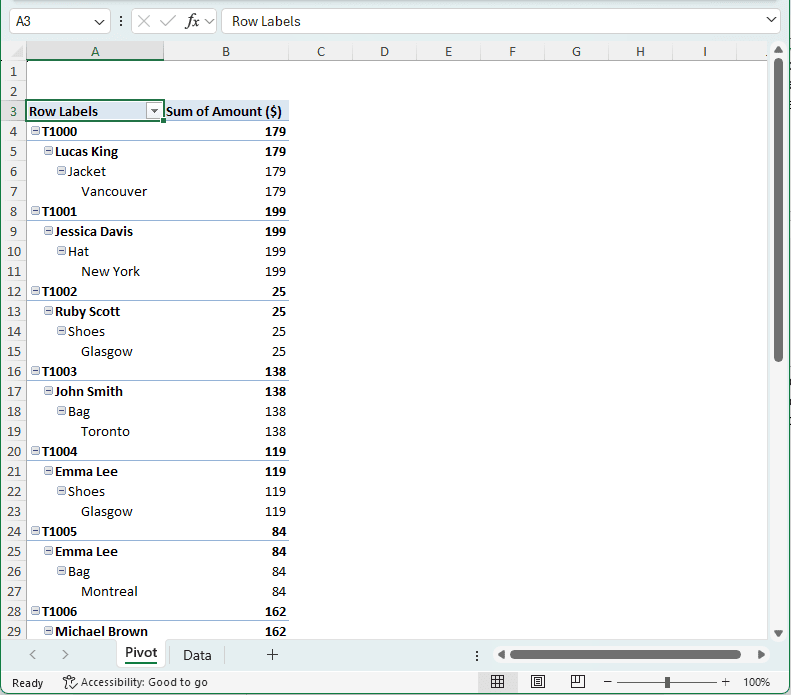 Getting the Pivot Table Menu Back in Excel Using Context Menu