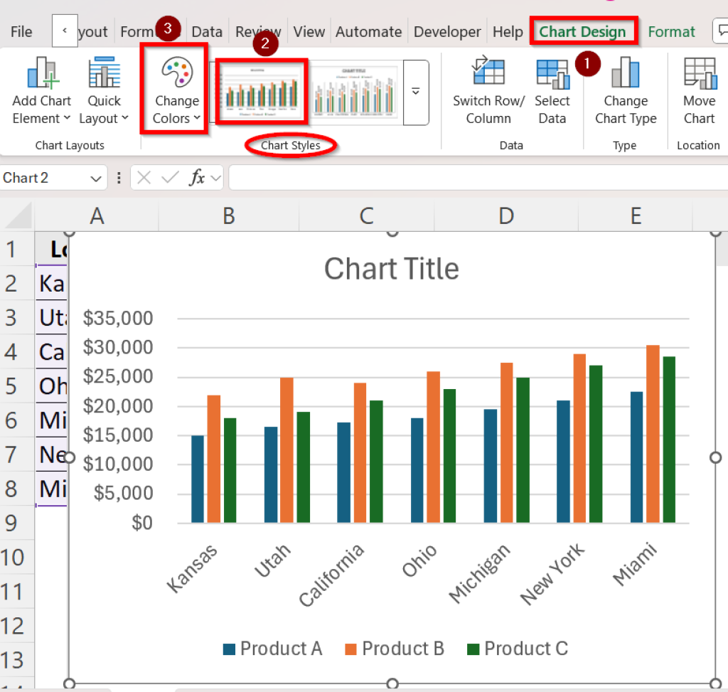 How to Insert a Clustered Column Chart in Excel (2 Easy Ways) - Excel ...