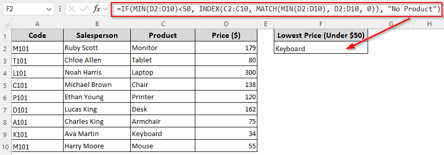 Find the Highest/Lowest Numeric Value Based on Numeric Criteria