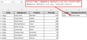 How to Combine IF Function with INDEX-MATCH Formula in Excel - Excel ...