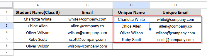 remove duplicates based on single column