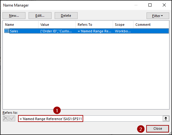 Checking Named Range Reference Is Valid