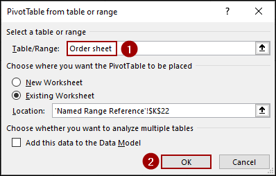 Verifying the Data Range Exists