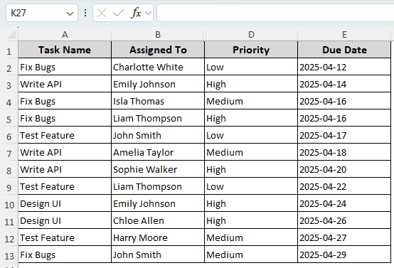 Unhide Columns to Check for Issues
