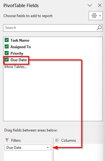 Manually Selecting the Dates of the Range