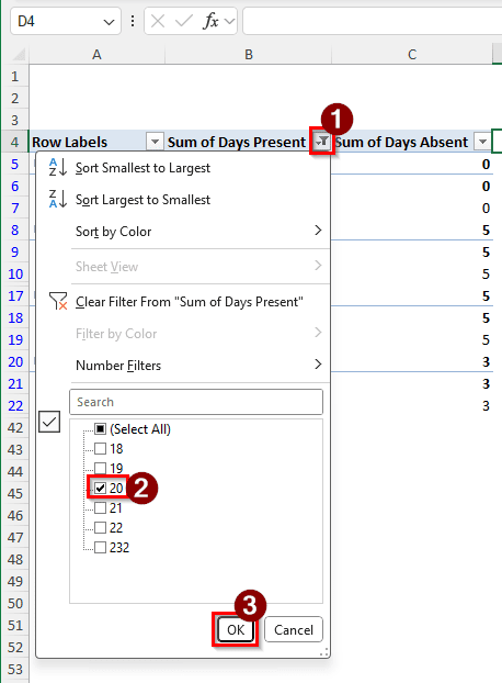 Filtering Multiple Columns with Values