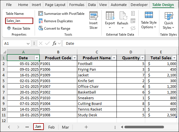 Applying PivotTable and PivotChart Wizard Tool