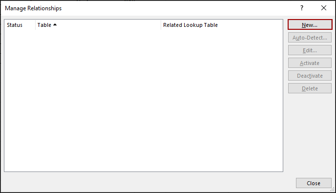 Using Data Model Relationships Feature