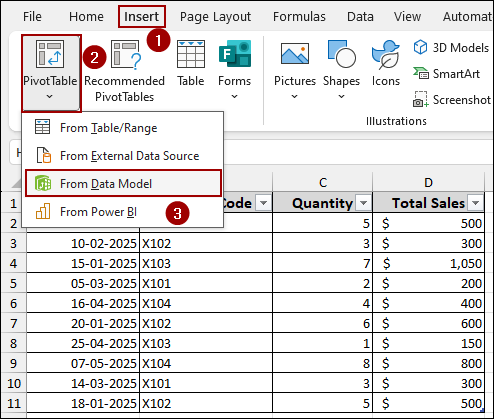 Using Data Model Relationships Feature