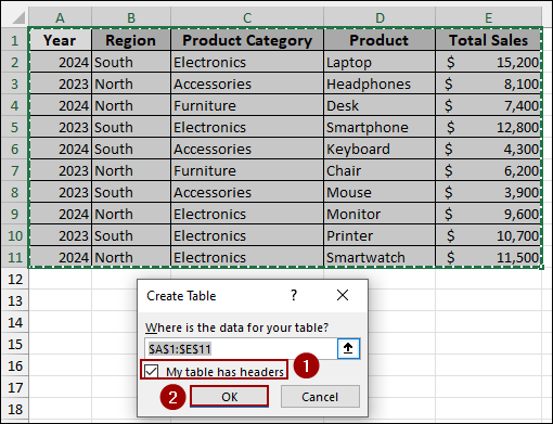 Changing Report Layout to Tabular Form