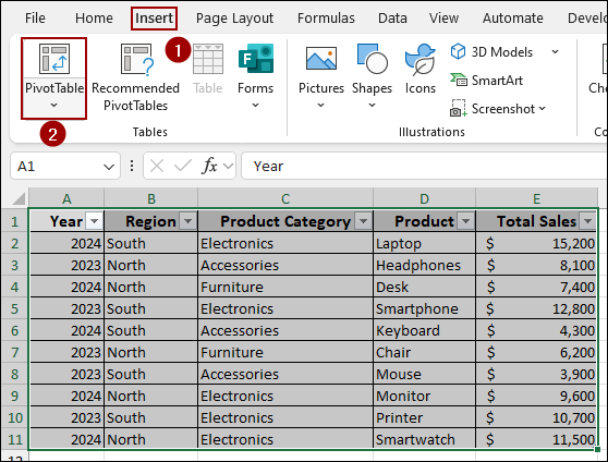 Changing Report Layout to Tabular Form