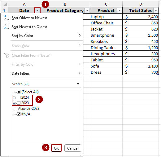 Utilizing Filter to Remove Errors and Text