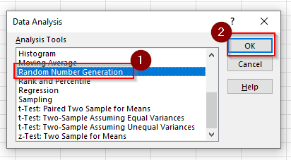 Using Data Analysis Toolpak