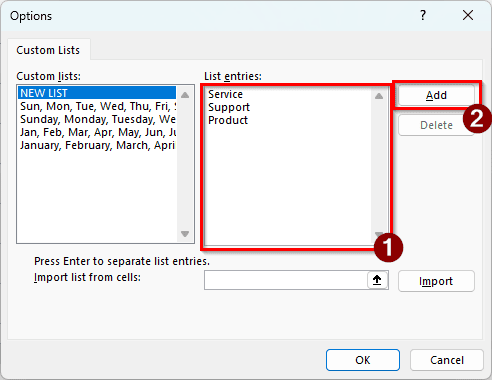 Steps for Sorting a Pivot Table in Excel by a Custom List