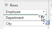 Manually Sorting by Manipulating Fields
