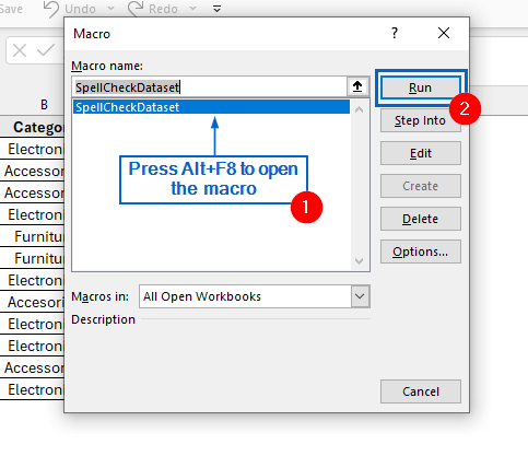 Use the VBA Editor as an Alternative