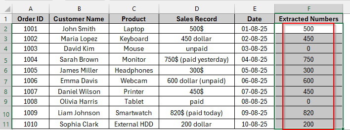 Dynamic Array with the Combination of Text Functions