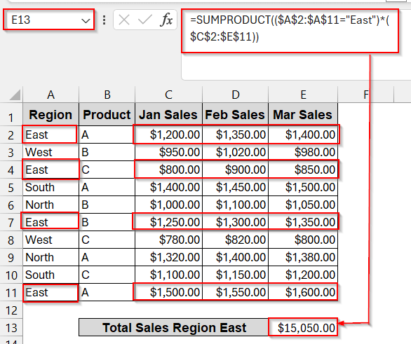 Alternative Methods to Use Instead of SUMIFS