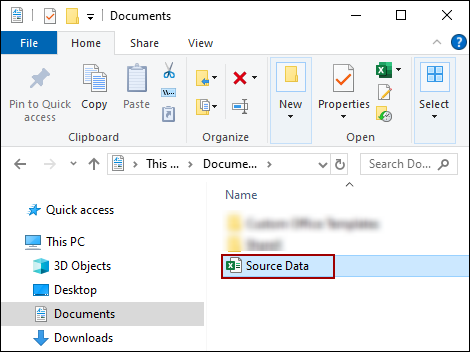 Creating a Pivot Table from Another Workbook