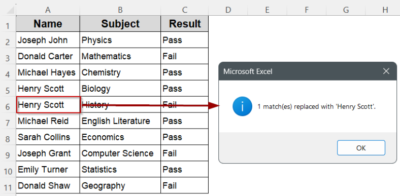 How to Find Exact Matches Using Excel VBA (6 Examples) - Excel Insider