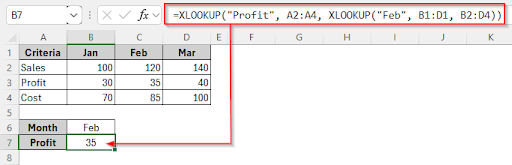 Alternative to VLOOKUP-HLOOKUP Combined: XLOOKUP for Both Row & Column Lookup