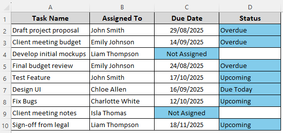 Format Cells Containing Any Text