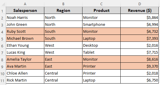 Format Alternate Rows Based on Groups of Any Size