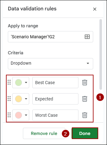 Scenario-Based Data Modeling for What-If Analysis in Google Sheets