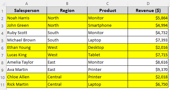 Conditional Formatting Formula for Variable Grouped Rows