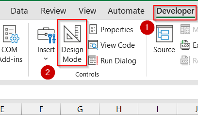 Turn Off Design Mode (for ActiveX/Controls)