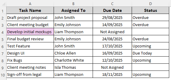 Conditional Formatting Formula for Partial Matches