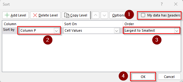 Rotate Table Structure at a 90° Counterclockwise Angle