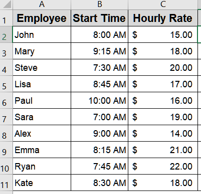 Calculating Elapsed Time Using NOW Function