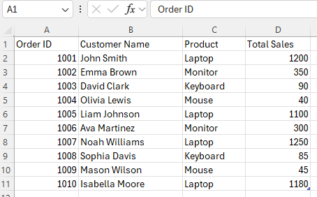 Remove Filters and Formatting to Return to a Range
