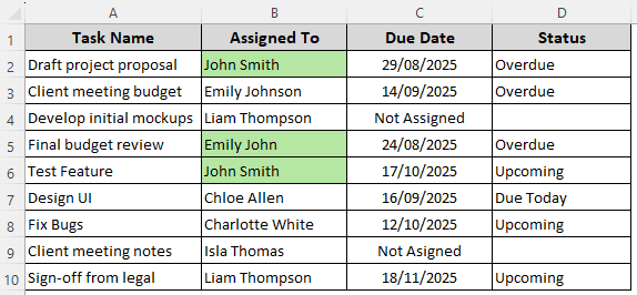 Highlight Cells with Text of a Certain Length