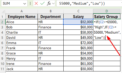 Sort by Values with a Custom Rule in Excel