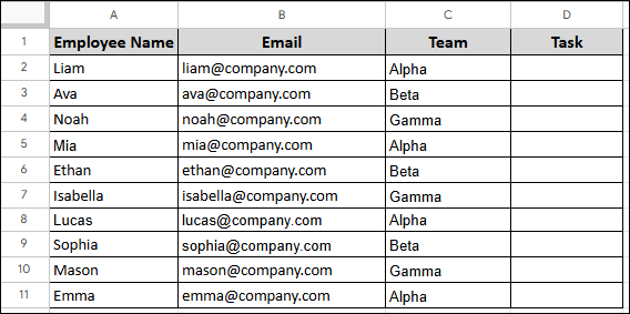 Sending Emails When Google Sheets is Updated