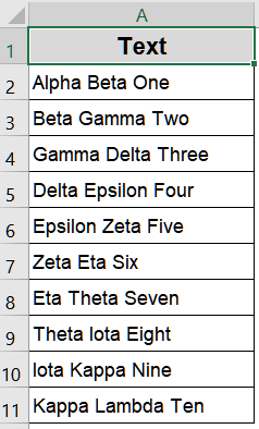 Separate Text After the First Space Using RIGHT and FIND Functions