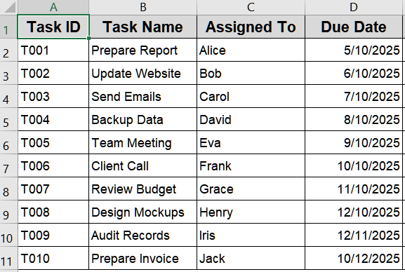 Highlight Rows Using Conditional Formatting with Checkboxes