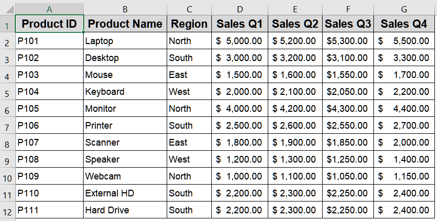 Using Page Break Preview to Adjust Print Areas