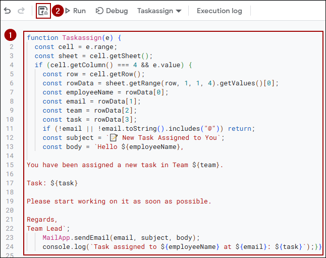 Sending Emails When Google Sheets is Updated