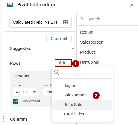 Grouping Data Inside Pivot Tables