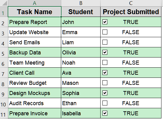 Automating Checkbox Formatting with VBA